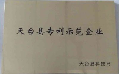 天臺縣專利示范企業(yè)